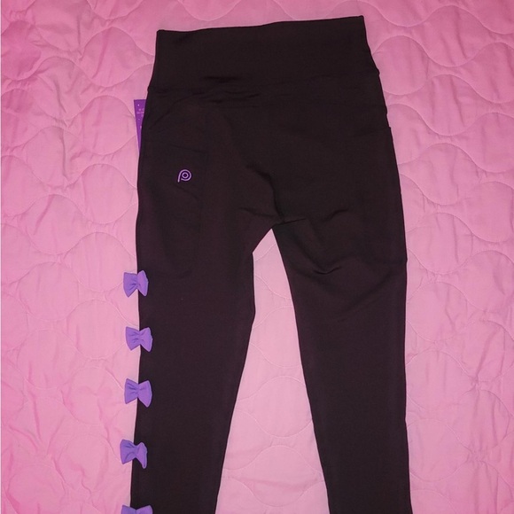 POPFIT leggings BOWI purple/lavender high rise full length Medium - Picture 2 of 11